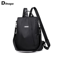 Women's PU Leather Travel Backpack Soft Rucksack Multifunctional Shoulder Bag