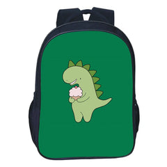 Dinosaur School Bag Backpack Teens Storage Bag Travel Bags 16 Inches