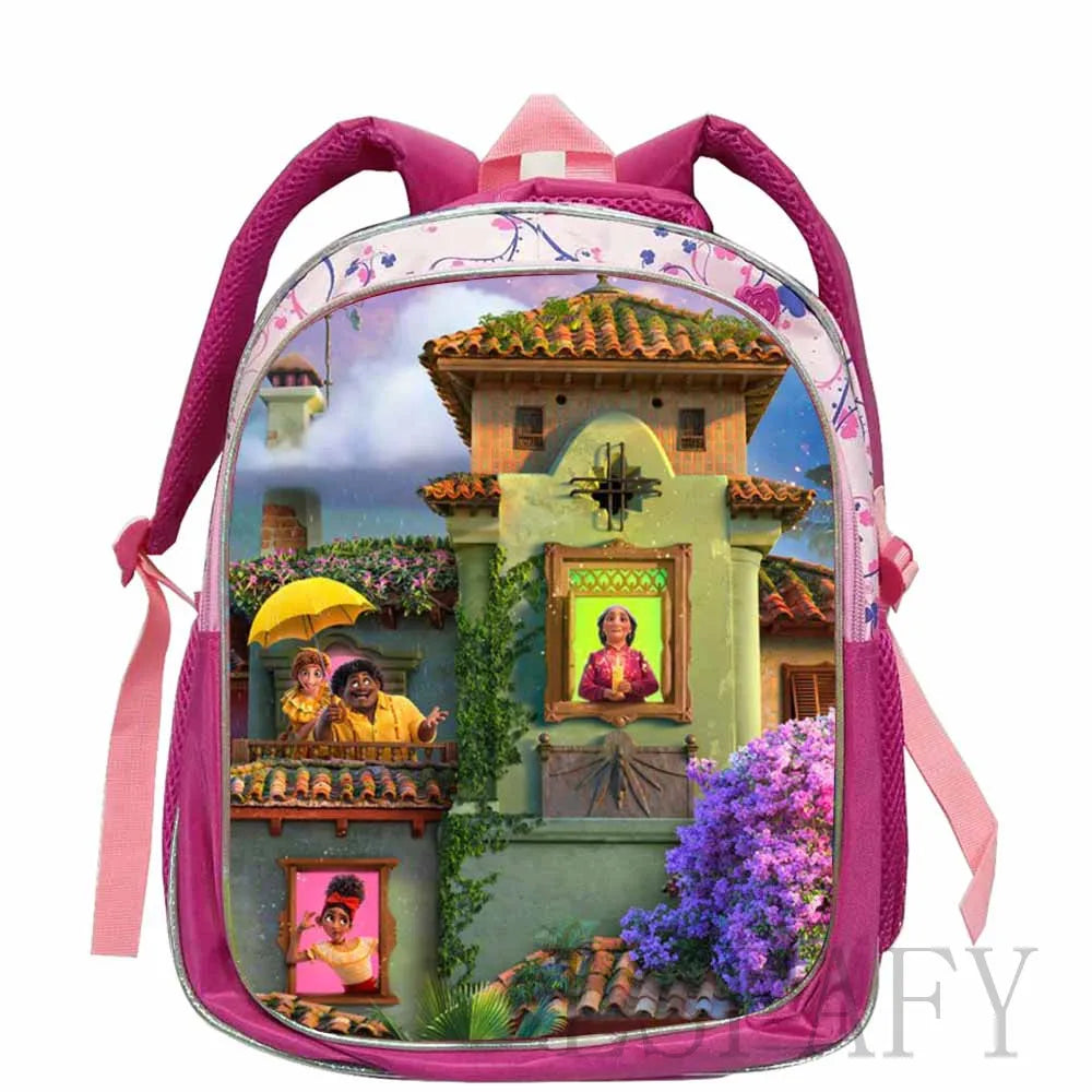12 Inch Children Backpack Encanto Boy Girl School Bag for Kindergarten