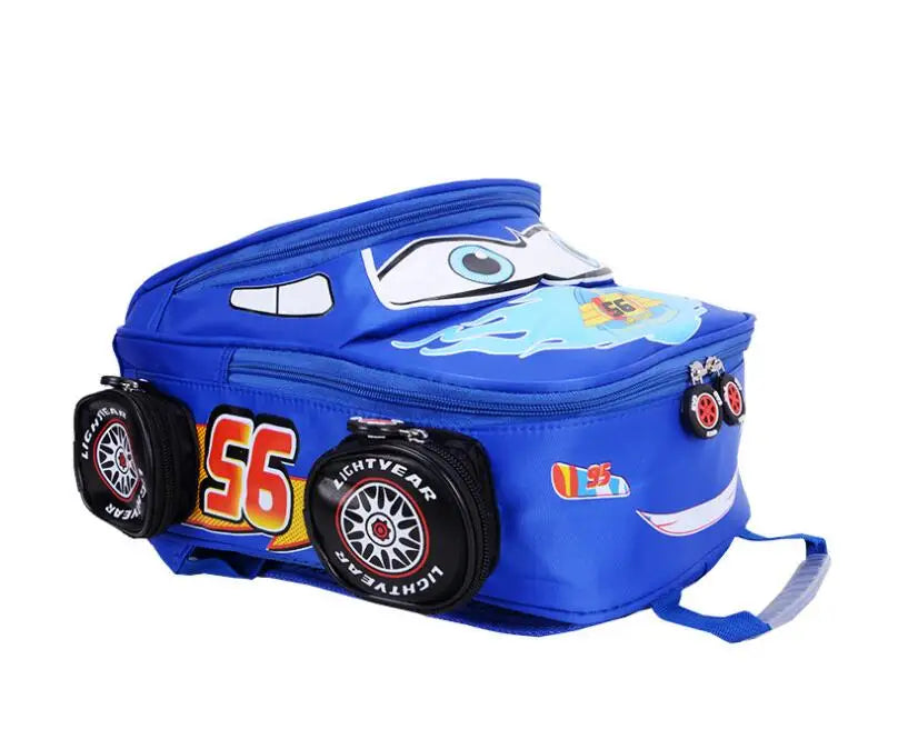 3D Car School Bags Boys Girls Primary School Backpack Kids Kindergarten