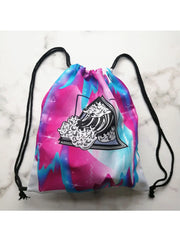 Princess Printed Backpack Girl Daily Cartoon Drawstring Bag Bookbag