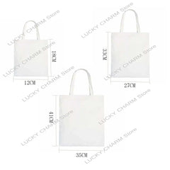 Snow White Canvas Shoulder Bag Waterproof Handbag
