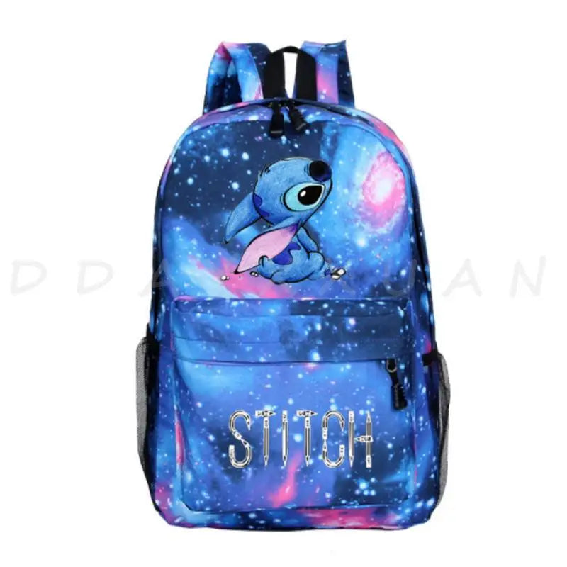 Stitch Backpack Women's Bag Men's Laptop Backpack School Bags