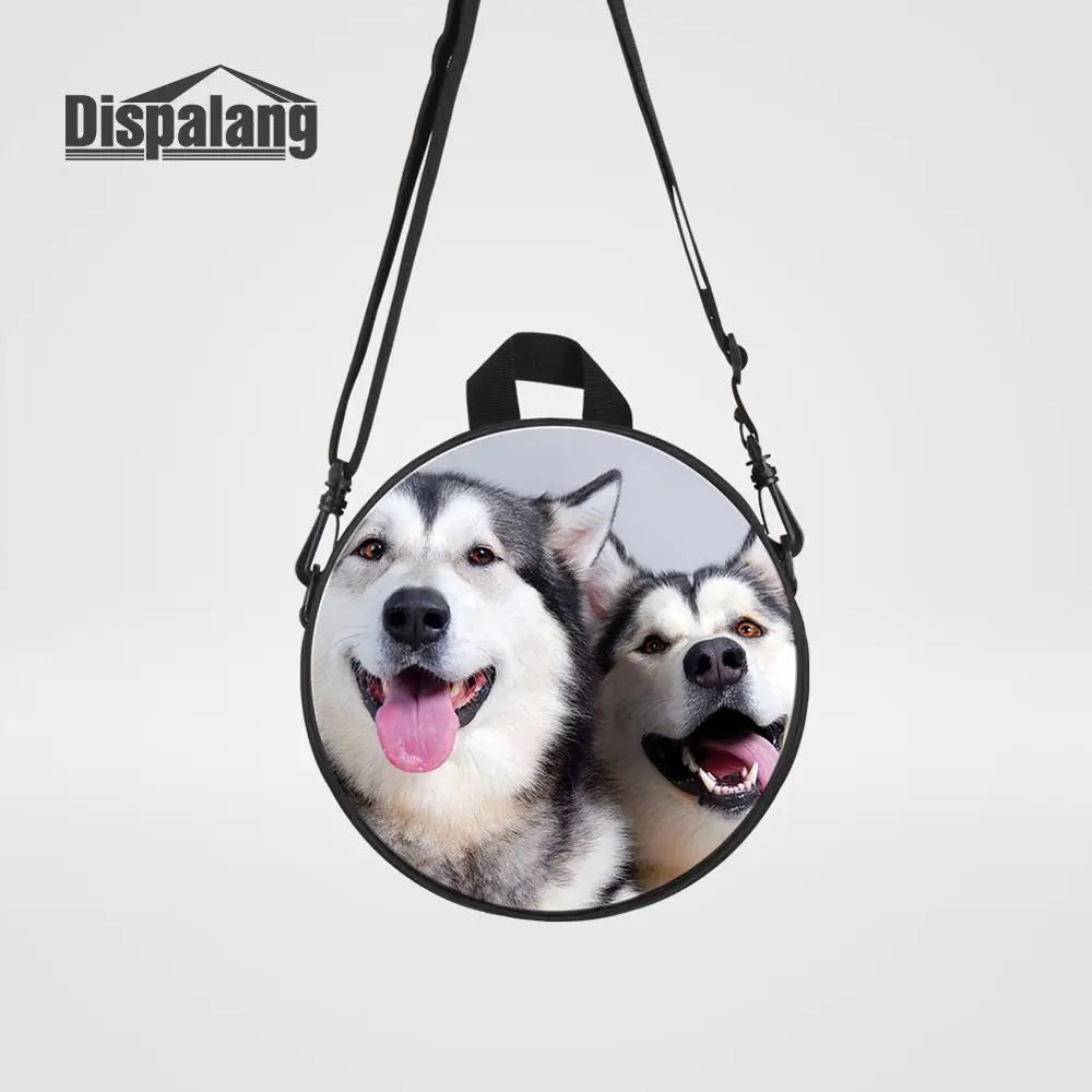 9-Inch Kids Mini Backpacks Animals Dog Print Small School Bag For Boys Girls