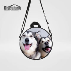 9-Inch Kids Mini Backpacks Animals Dog Print Small School Bag For Boys Girls
