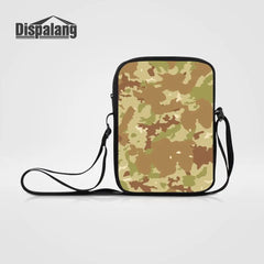 Camouflage Print Women Messenger Bag Small Crossbody Female Shoulder Travel