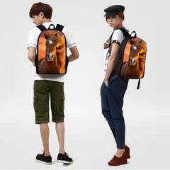 Musical Note Prints School Bag for Girls&Boys