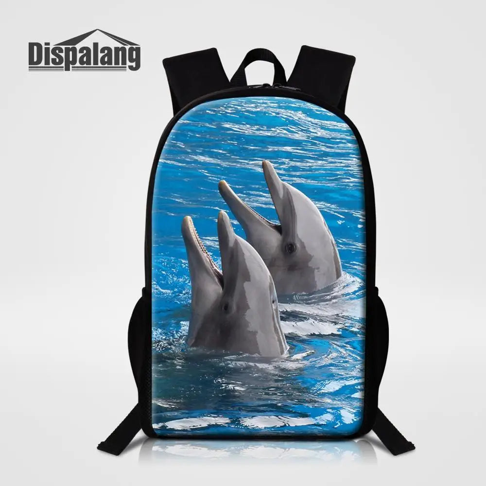 Mouse Kids Book Bag Breathable Backpacks Children School Bags Women Travel Shoul