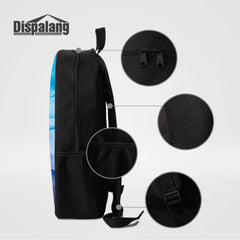 Ice Skating Girl Kids Backpacks Middle School Bags For Teenager