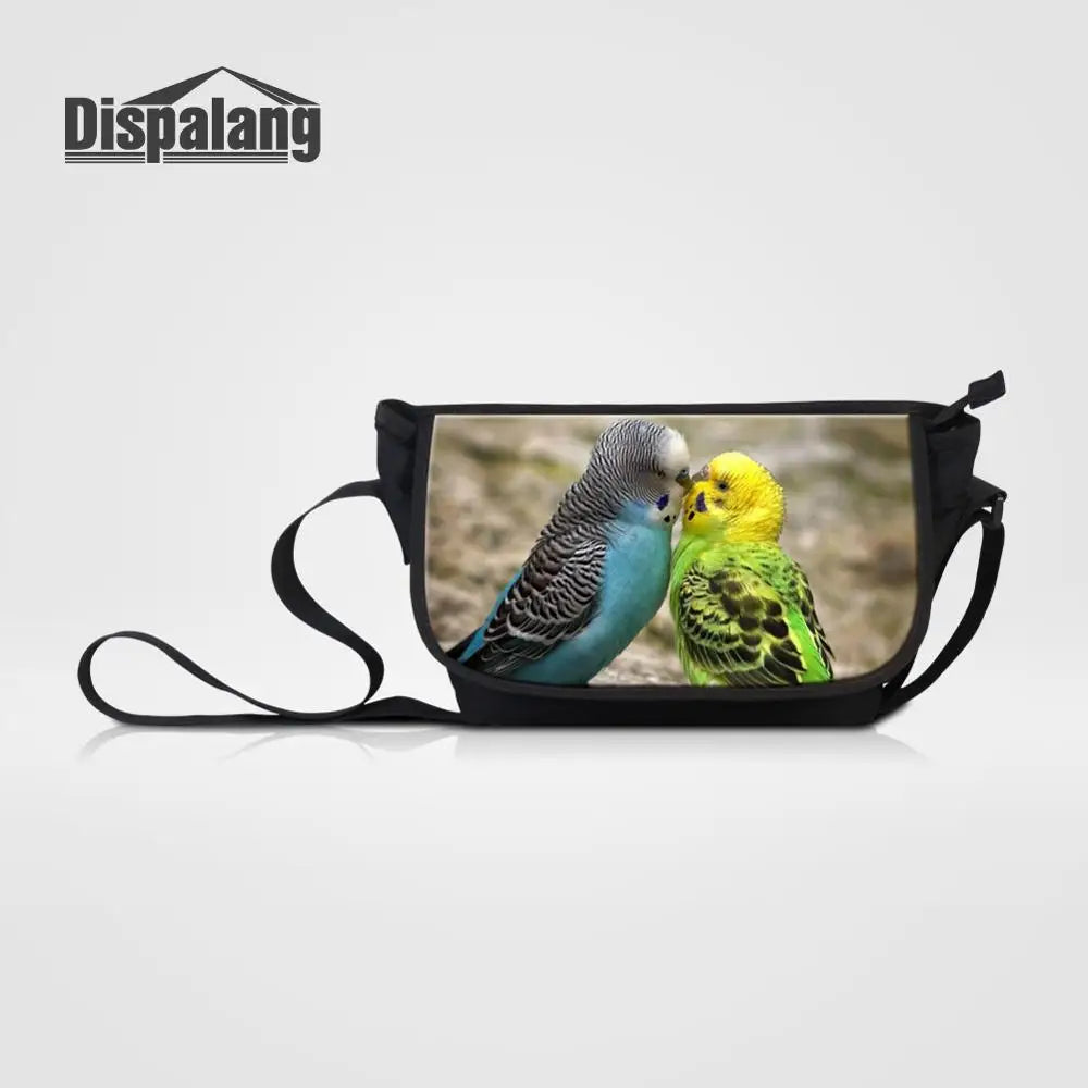 Parrot Womens Messenger Bag Casual Shoulder Bag High Capacity Crossbody Bag