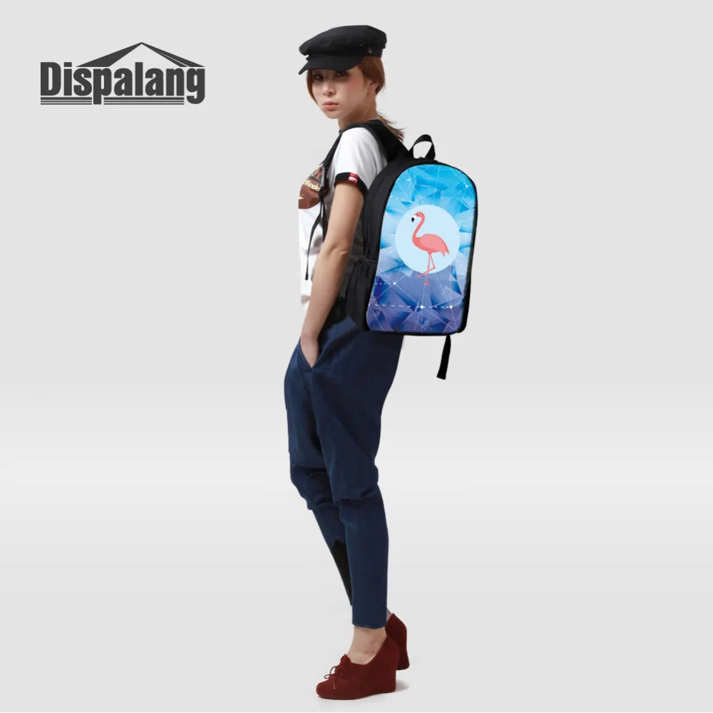 Unicorn Print Backpack Cartoon Horse School Bags for Boys Girls