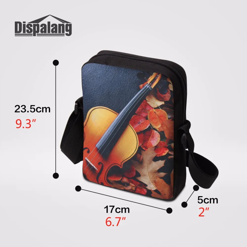 Floral Pattern Mini Cross Body Bag Travel Shoulder Bag for Women