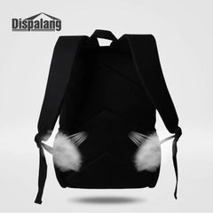 Pet Dog Print School Backpack for Teen Girls