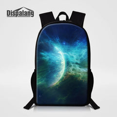 Galaxy Star Print Backpack Large Capacity School Bags For Teenager