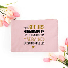 Godmother Request Makeup Bag Travel Storage Pouch