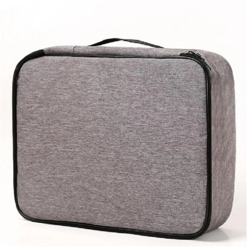 File Holder Briefcase A4 Folder Men Women Bag Passport Home Safe Storage