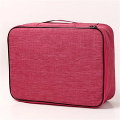 File Holder Briefcase A4 Folder Men Women Bag Passport Home Safe Storage