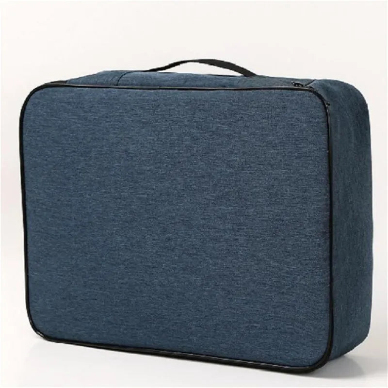 File Holder Briefcase A4 Folder Men Women Bag Passport Home Safe Storage