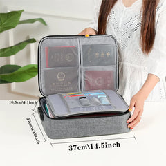 Documents Organizer Briefcase Travel Storage Bag Waterproof Handbags