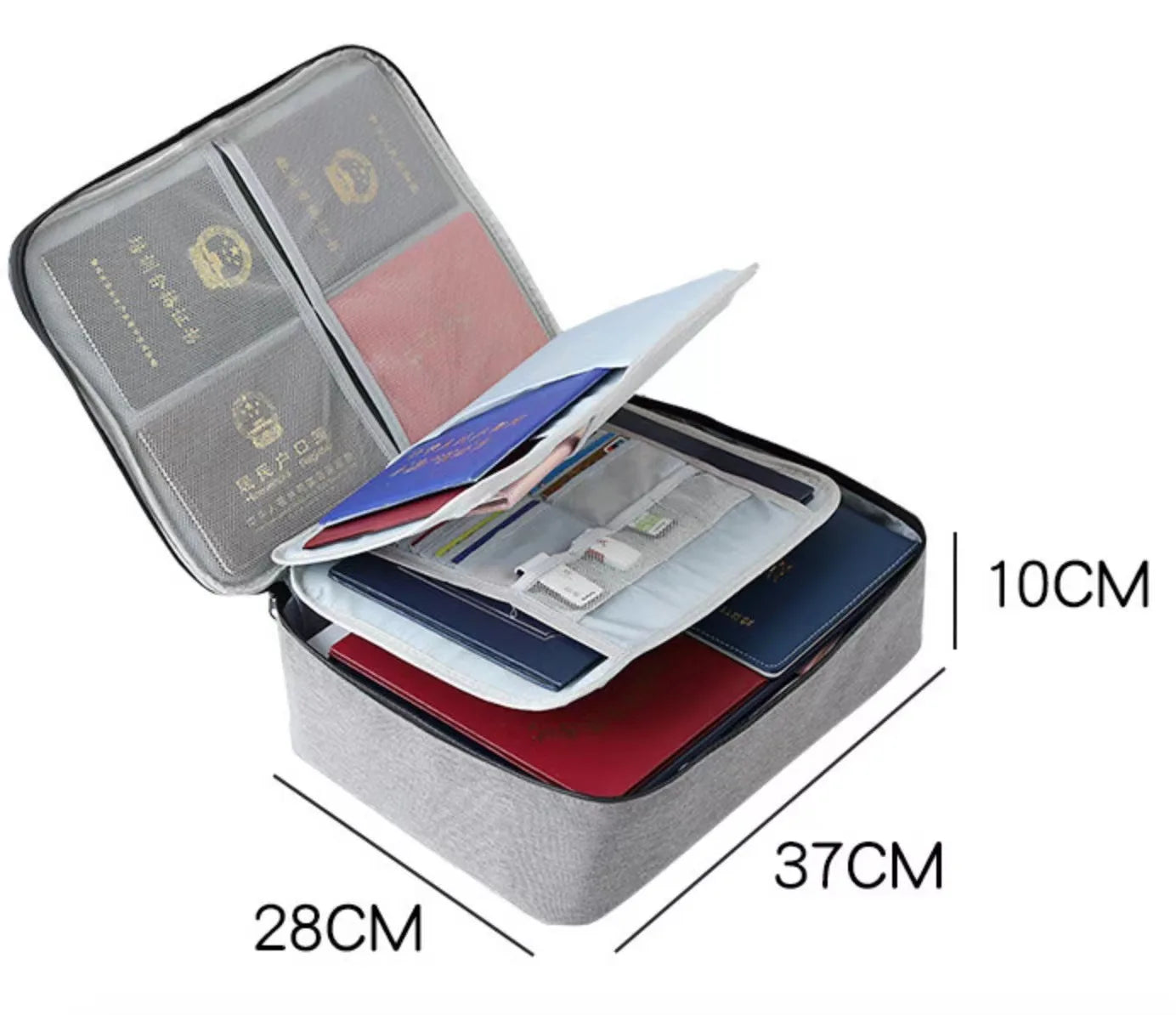 Waterproof Bear Print Briefcase Organizer Bag