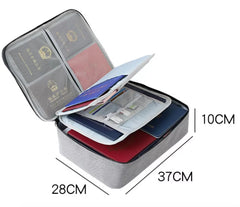 Waterproof Bear Print Briefcase Organizer Bag