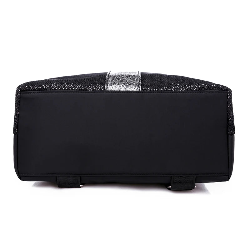 Sequin Backpack Women Oxford Cloth Travel Shoulder Bag School Bags