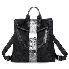 Sequin Backpack Women Oxford Cloth Travel Shoulder Bag School Bags