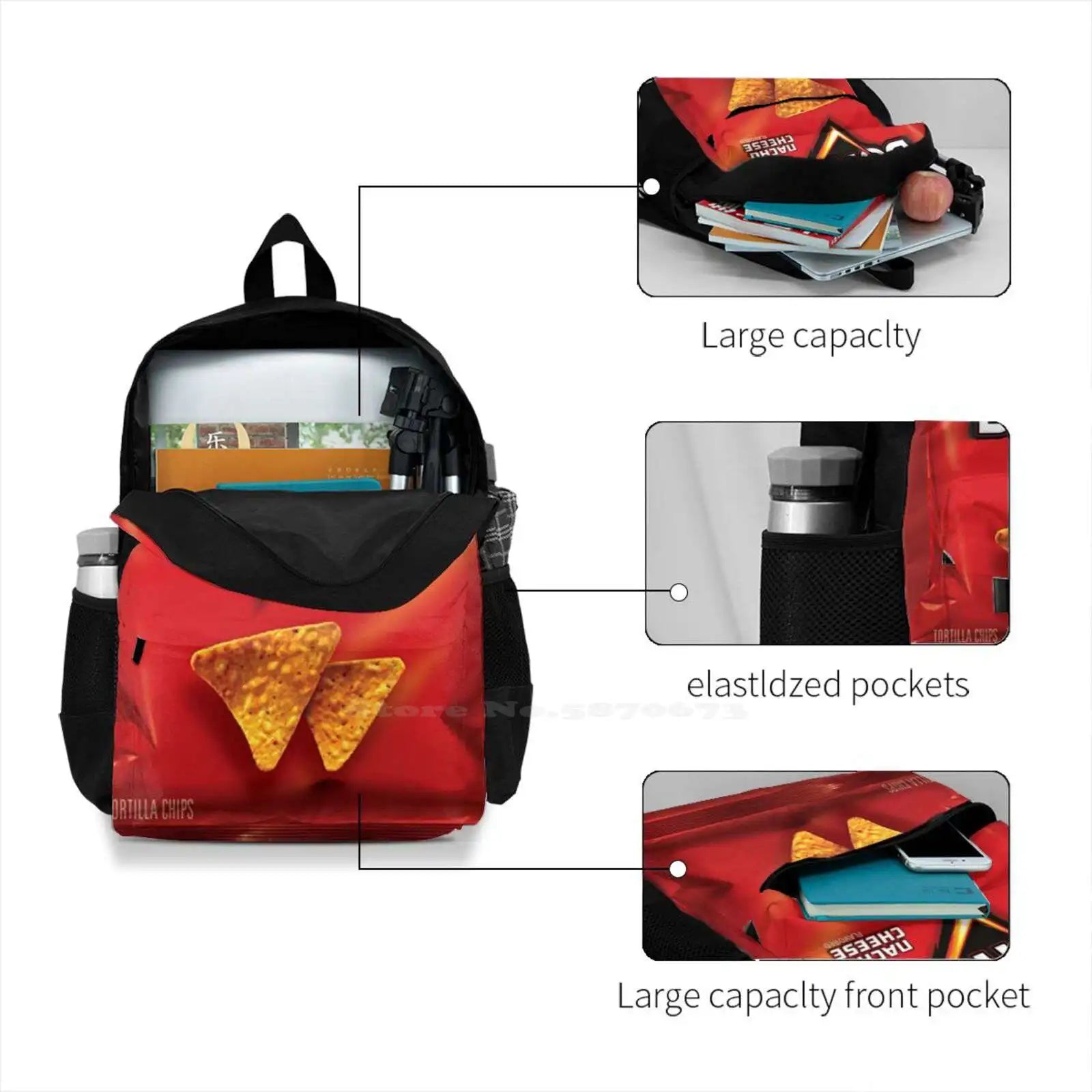 Dorite Large Capacity Backpack Laptop Travel Bags