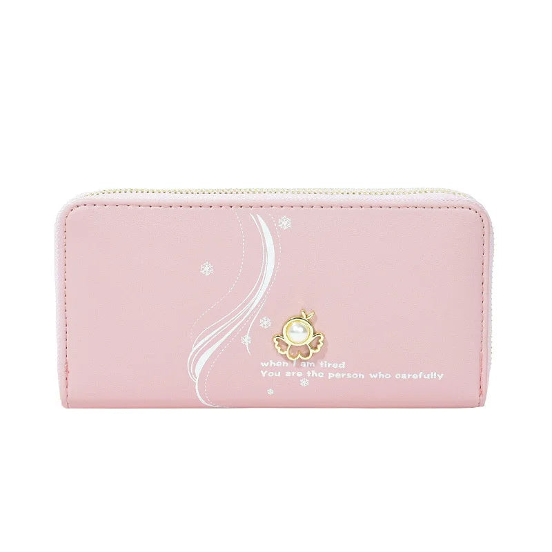 Double Zipper Wallet Women's Large Capacity Hand Bag