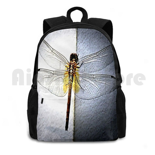 Outdoor Hiking Backpack Waterproof Camping Travel Dragonfly