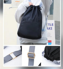 Sports Basketball Bag Lightweight Drawstring Backpack