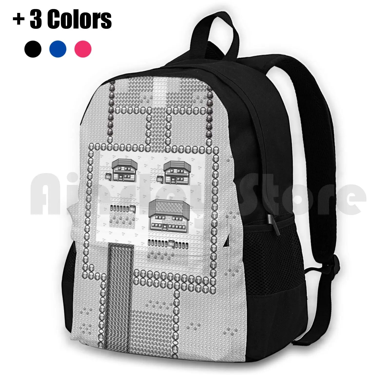 Pallet Town Nostalgia Hiking Backpack Waterproof Camping Travel