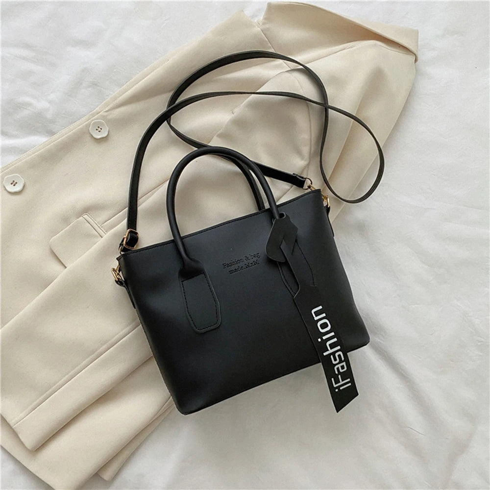 Retro Large Capacity Tote Handbag for Women