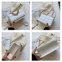 Rhombus Square Chain Shoulder Bags for Women