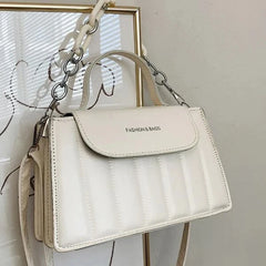 Square Crossbody Bags Chain Shoulder Bags High Pu Vertical Bags