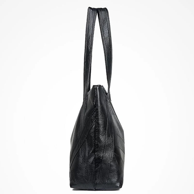 Vintage Shoulder Messenger Bags Casual High Capacity Bucket B
