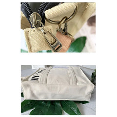 Canvas Shoulder Bags Women's Diagonal Handbags Large Capacity Tote