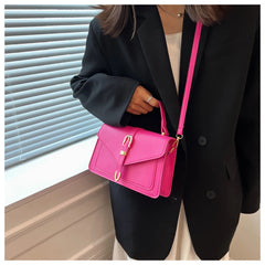 Retro Women's Shoulder Bag Solid Messenger Bag