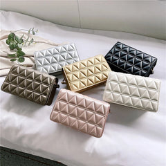 Women's Rhombus Messenger Shoulder Bag