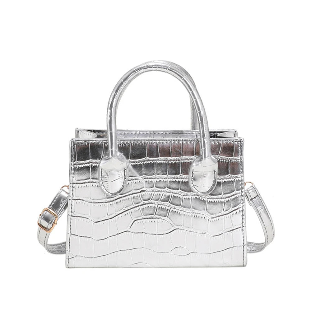 Women Casual Diamond Retro Shoulder Bags Solid Messenger Bag Square Handbags