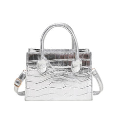 Women Casual Diamond Retro Shoulder Bags Solid Messenger Bag Square Handbags