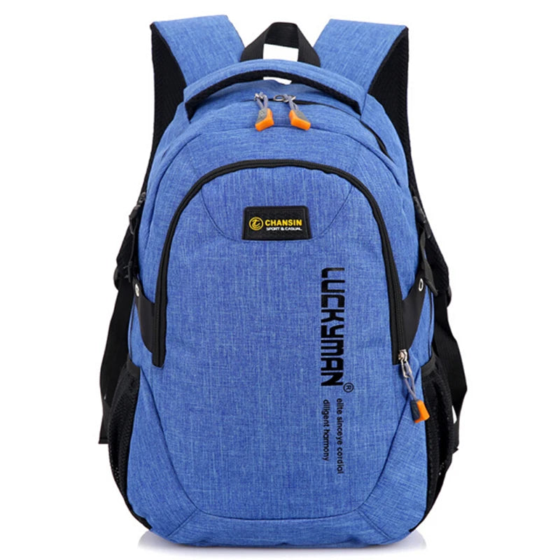 Men Women Backpack Boys Girls School Bag Work Travel Shoulder Mochila