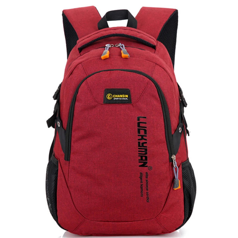 Men Women Backpack Boys Girls School Bag Work Travel Shoulder Mochila
