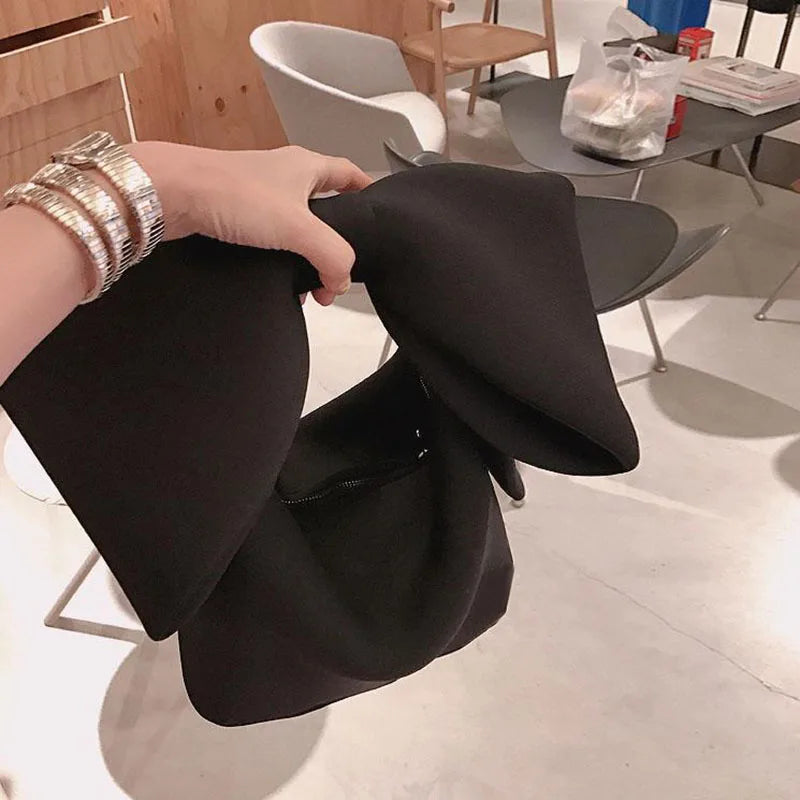 Women Bow Clutches Bag Evening Party Handbag Shoulder Bag
