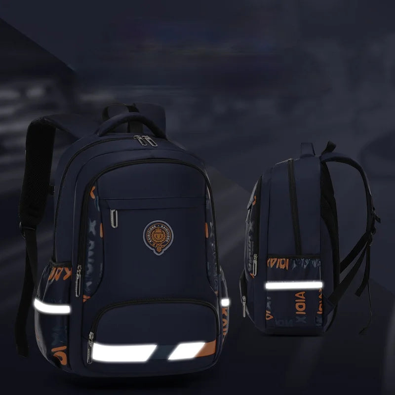 Boys Large Orthopedic Kids Backpack Waterproof School Bag Mochila Infantil