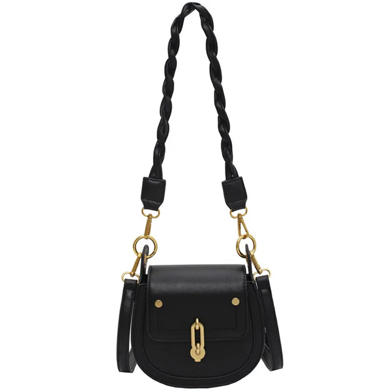 Retro Saddle Bag Crossbody Handbag for Women