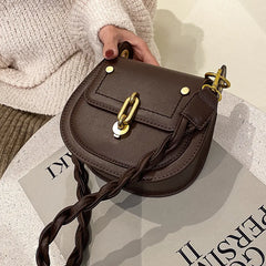 Retro Saddle Bag Crossbody Handbag for Women