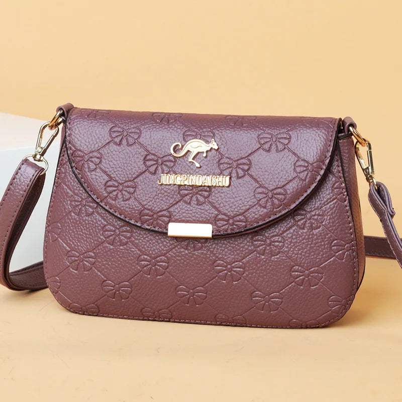 PU Leather Women's Messenger Bag Large Capacity Casual Shoulder Bags