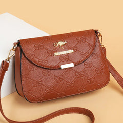 PU Leather Women's Messenger Bag Large Capacity Casual Shoulder Bags
