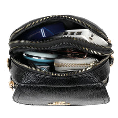 Soft Leather Ladies Shoulder Bag Large Capacity Handbag